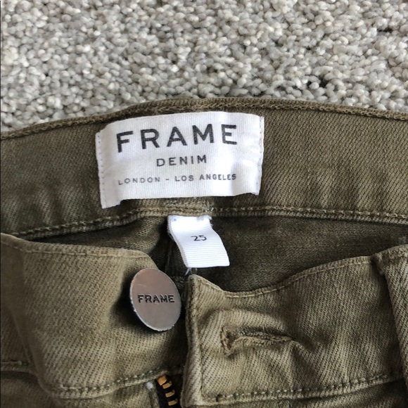 Frame cut off denim shorts - Picture 3 of 8